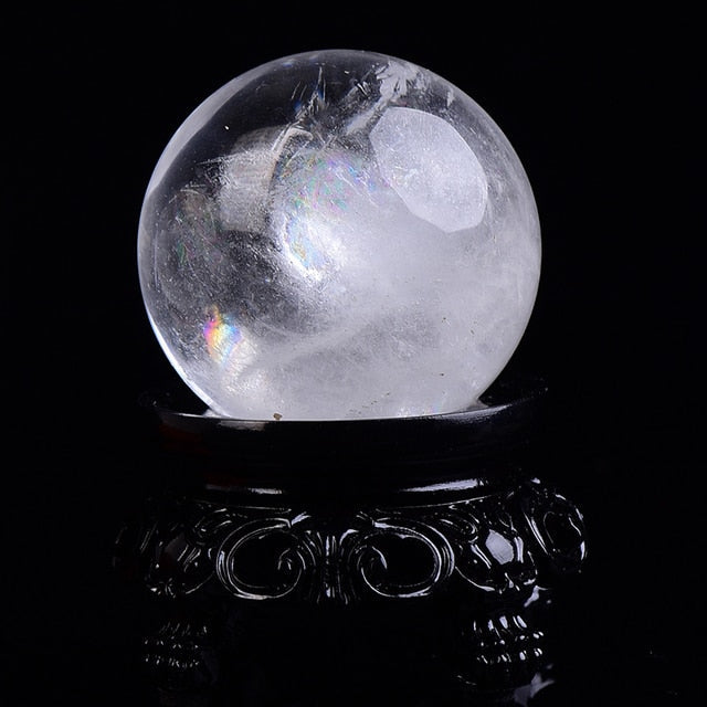 Natural Crystal Ball (Tiger's Eye & Obsidian)