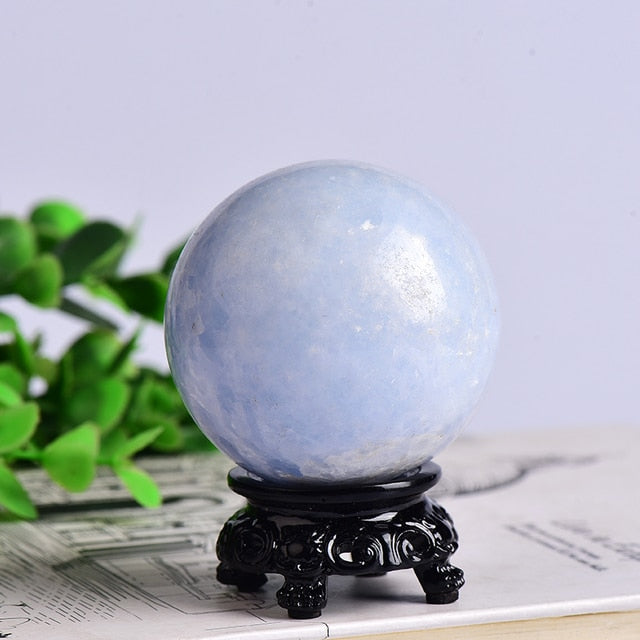 Natural Crystal Ball (Tiger's Eye & Obsidian)