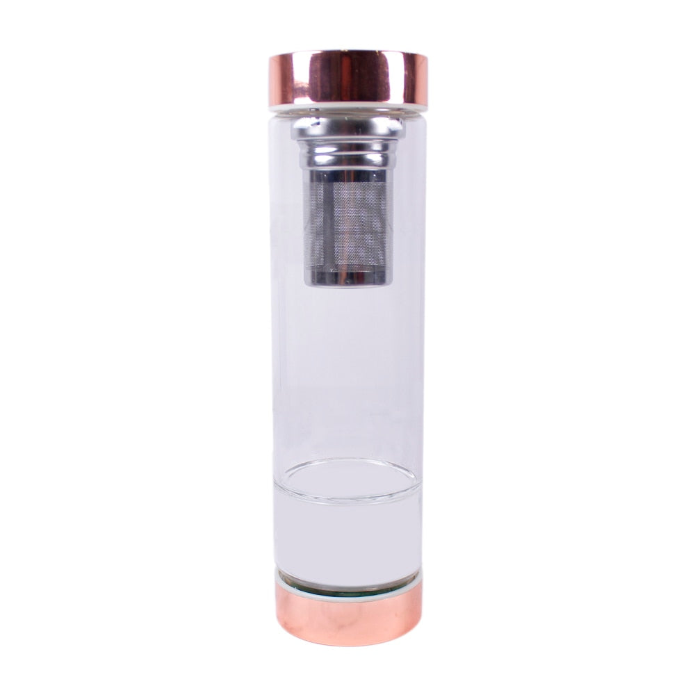 Crystal Glass Water Bottle - Several Styles