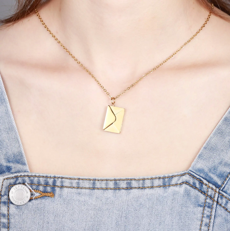 Envelope Love Letter Necklace