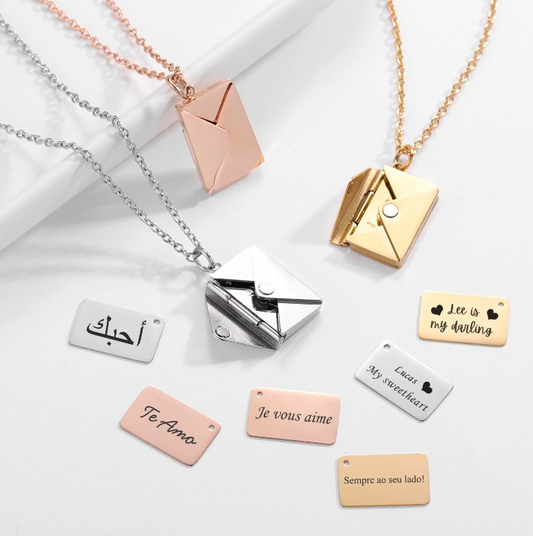 Envelope Love Letter Necklace