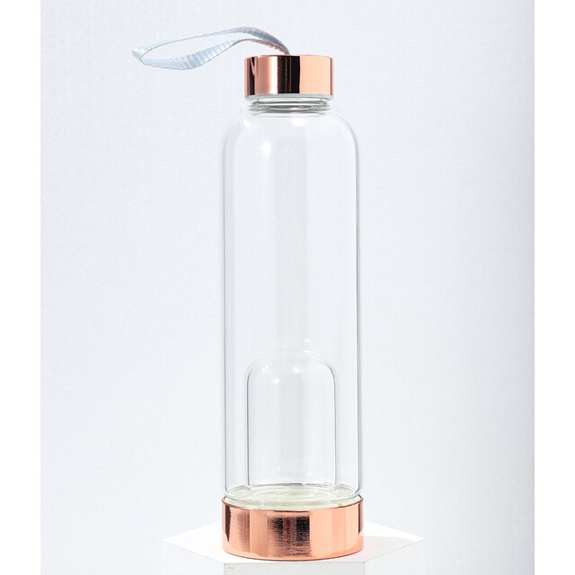 Crystal Glass Water Bottle - Several Styles